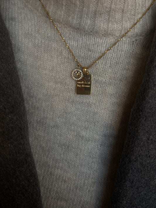 Edelstahlkette twist