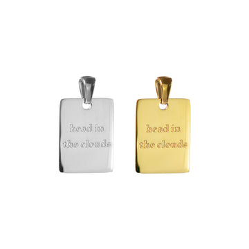 Anhänger head in the clouds