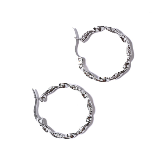 Edelstahlcreolen Streetlife 25mm