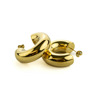 Edelstahlcreolen timeless