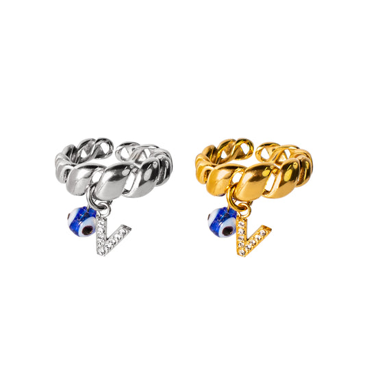 Ring evil eye (personalisierbar)