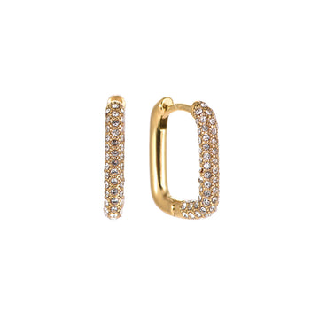 Ohrringe glitter square