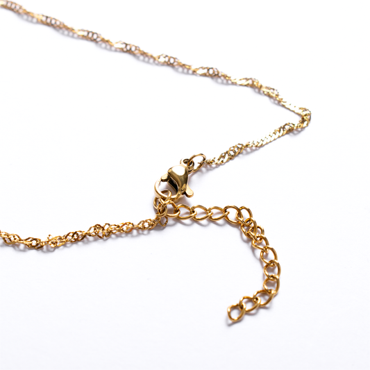 Edelstahlkette twist